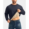 G Gradual Sherpa Lined Sweatshirts for Men Fleece Pullover(Navy)
