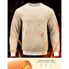 G Gradual Sherpa Lined Sweatshirts for Men Fleece Pullover(Off-white)