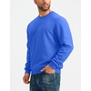 G Gradual Sherpa Lined Sweatshirts for Men Fleece Pullover(Victoria Blue)
