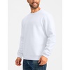 G Gradual Sherpa Lined Sweatshirts for Men Fleece Pullover(White)