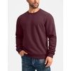 G Gradual Sherpa Lined Sweatshirts for Men Fleece Pullover(Wine)