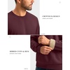 G Gradual Sherpa Lined Sweatshirts for Men Fleece Pullover(Wine)