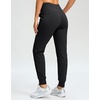 G Gradual Women’s 28″/30″/32″ Fleece Lined Pants Winter Thermal Joggers(Black)