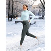 G Gradual Women’s 28″/30″/32″ Fleece Lined Pants Winter Thermal Joggers(Dark Grey)