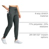 G Gradual Women’s 28″/30″/32″ Fleece Lined Pants Winter Thermal Joggers(Dark Grey)