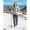 G Gradual Women’s 28″/30″/32″ Fleece Lined Pants Winter Thermal Joggers(Dusty Blue Heather)