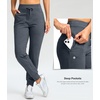 G Gradual Women’s 28″/30″/32″ Fleece Lined Pants Winter Thermal Joggers(Dusty Blue Heather)