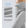 G Gradual Women’s 28″/30″/32″ Fleece Lined Pants Winter Thermal Joggers(Medium Grey Heather)