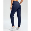 G Gradual Women’s 28″/30″/32″ Fleece Lined Pants Winter Thermal Joggers(Navy)