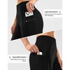 G Gradual Women’s 9″ Bermuda Long Shorts with Zipper Pockets(Black)