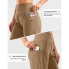 G Gradual Women’s 9″ Bermuda Long Shorts with Zipper Pockets(Bronze Green)