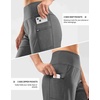 G Gradual Women’s 9″ Bermuda Long Shorts with Zipper Pockets(Charcoal)