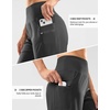 G Gradual Women’s 9″ Bermuda Long Shorts with Zipper Pockets(Dark Grey)