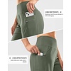 G Gradual Women’s 9″ Bermuda Long Shorts with Zipper Pockets(Grey Sage)