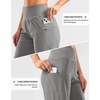 G Gradual Women’s 9″ Bermuda Long Shorts with Zipper Pockets(Light Grey)