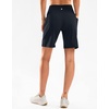 G Gradual Women’s 9″ Bermuda Long Shorts with Zipper Pockets(Navy)