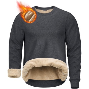 G Gradual Sherpa Lined Sweatshirts for Men Fleece Pullover(Heather Dark Grey)