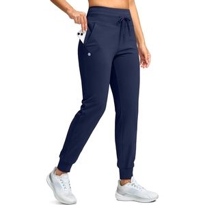 G Gradual Women’s 28″/30″/32″ Fleece Lined Pants Winter Thermal Joggers(Navy)